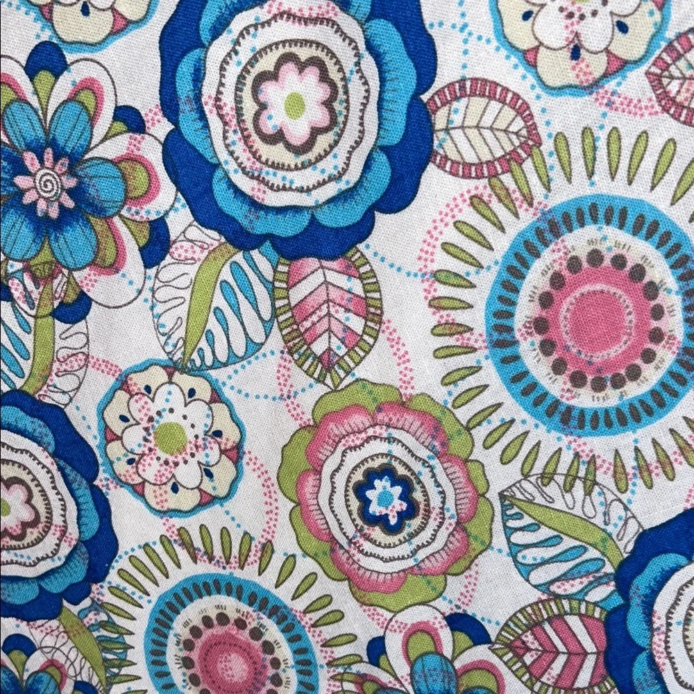 🌸Christopher & Banks Multicolor Floral A-Line Full Skirt Size 10💙
